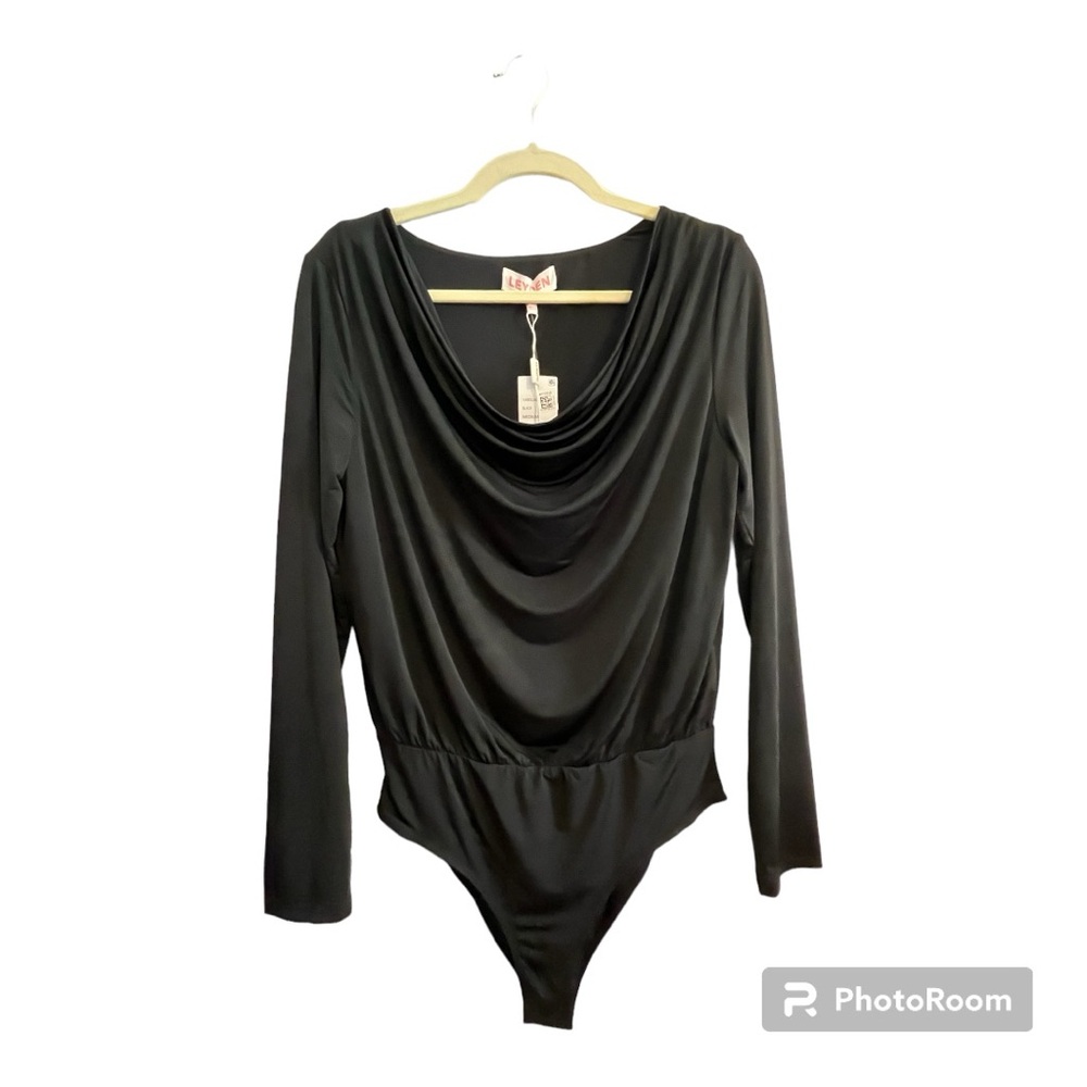 Leyden Cowl Neck Bodysuit NWT